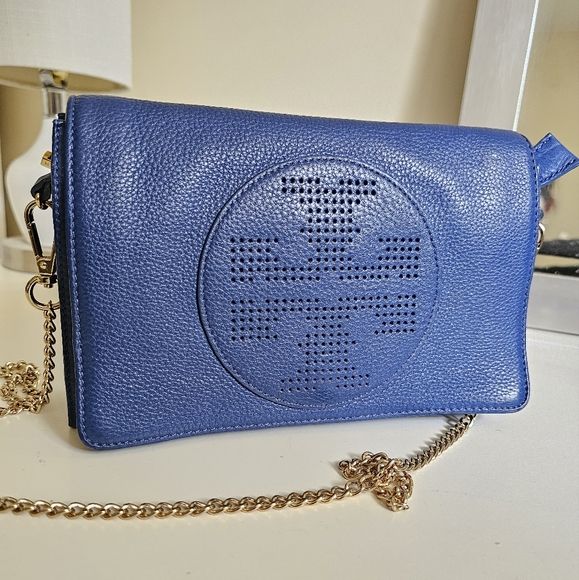 Tory Burch Kipp Crossbody Bag, Blue Nile - Picture 3 of 13